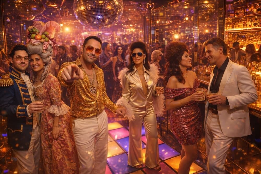 Example party collage